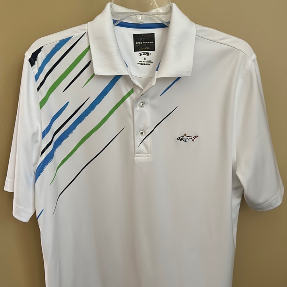 Like New Greg Norman For Tasso Elba Golf Shirt